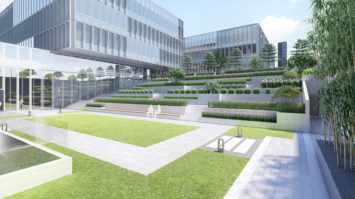 醫藥集團南方總部（bù）項目景觀設計（jì）案例（lì）2