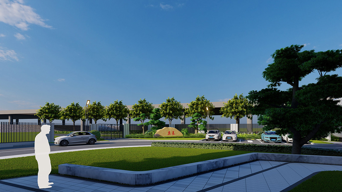 智（zhì）能製造工廠景觀（guān）設（shè）計案例2