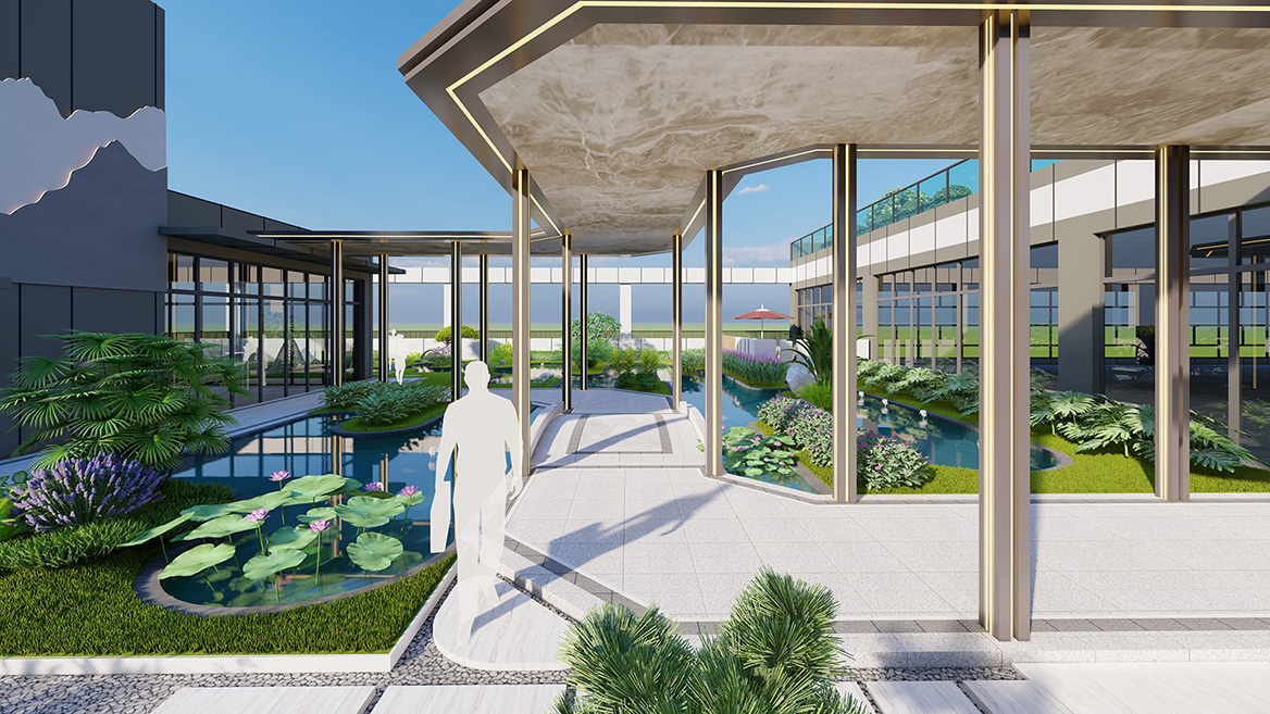 智能製造工廠景觀設計案例8