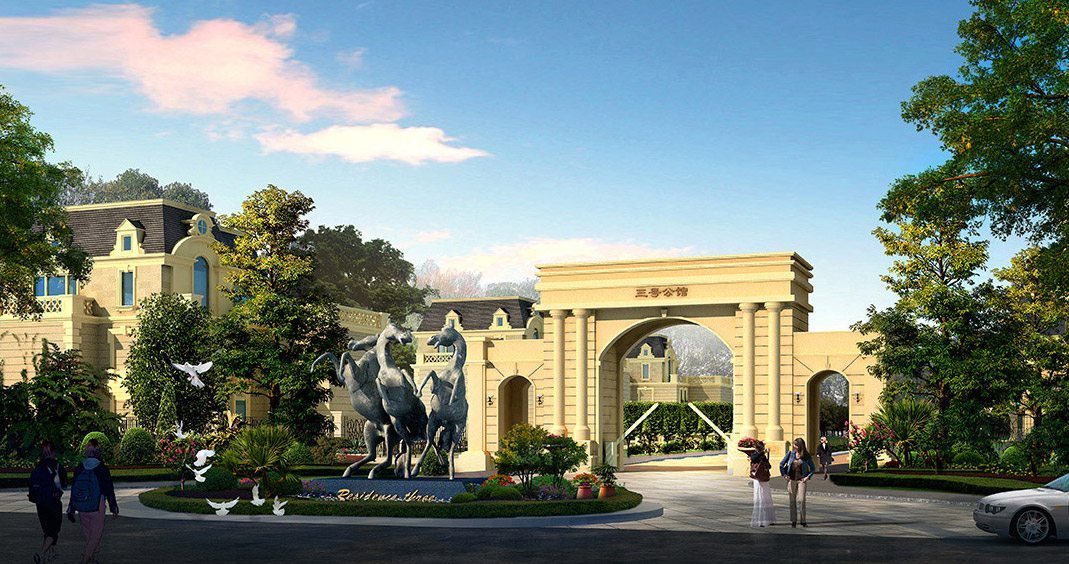 園林設（shè）計圖片