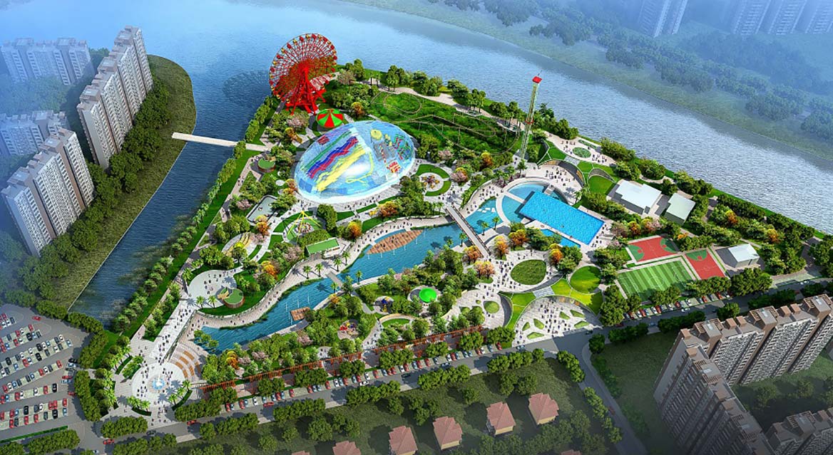 東莞（wǎn）市樟木頭濱江水上世界主題公園規劃方案圖5