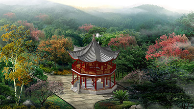 園林景觀（guān）中（zhōng）亭的藝術功能