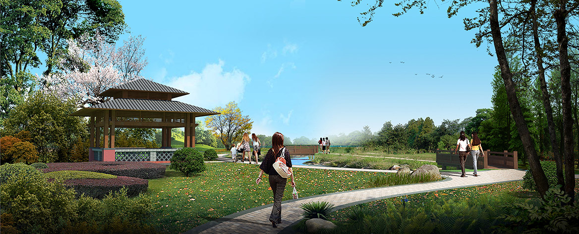 洪梅鎮烏沙村美麗幸福村居規劃設計方案效果圖4