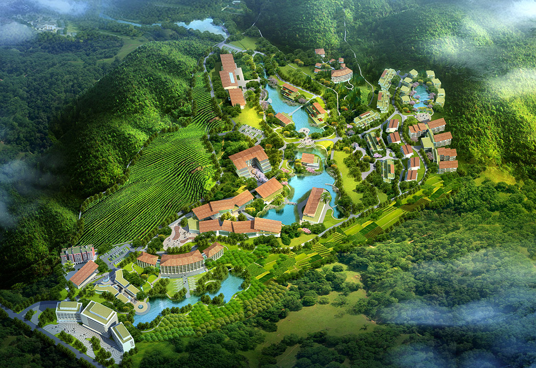 養老地產景觀設（shè）計圖片