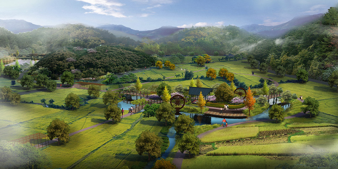 園林（lín）景觀（guān）設計圖片