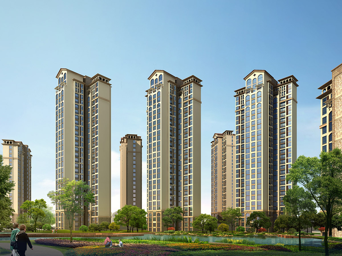 小區景觀設（shè）計圖片