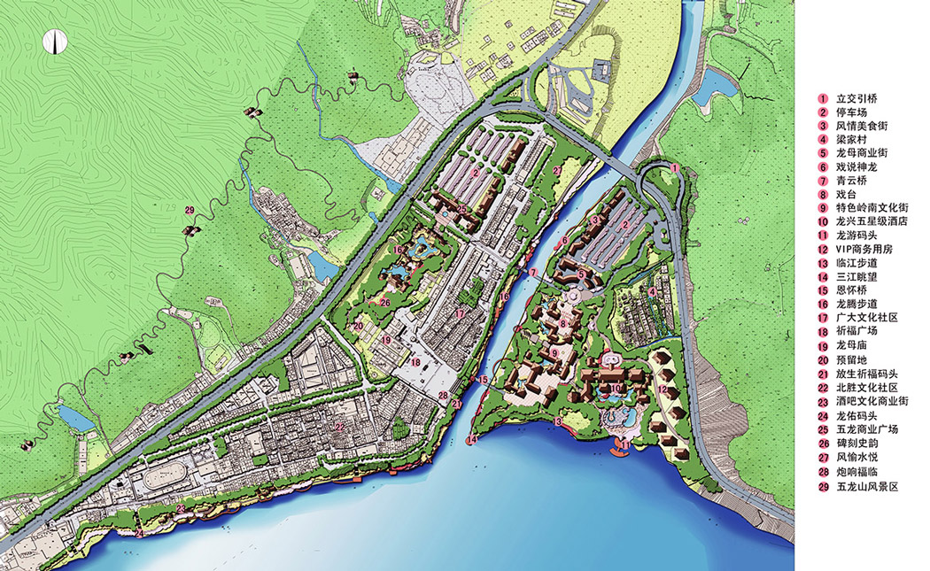 園（yuán）林景觀設（shè）計總平麵圖