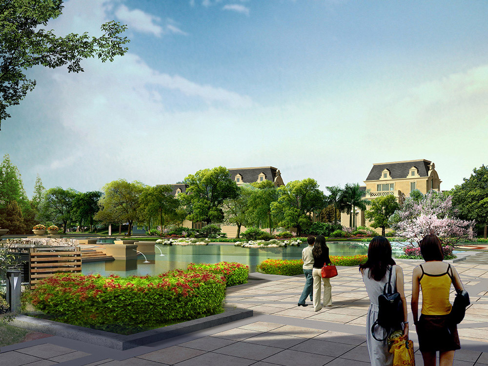 小區（qū）園（yuán）林景觀設計圖片