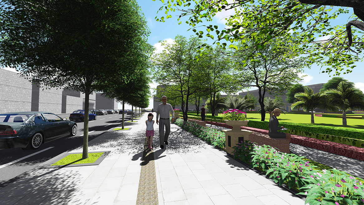 道滘政府廣場綠化改造方（fāng）案圖2