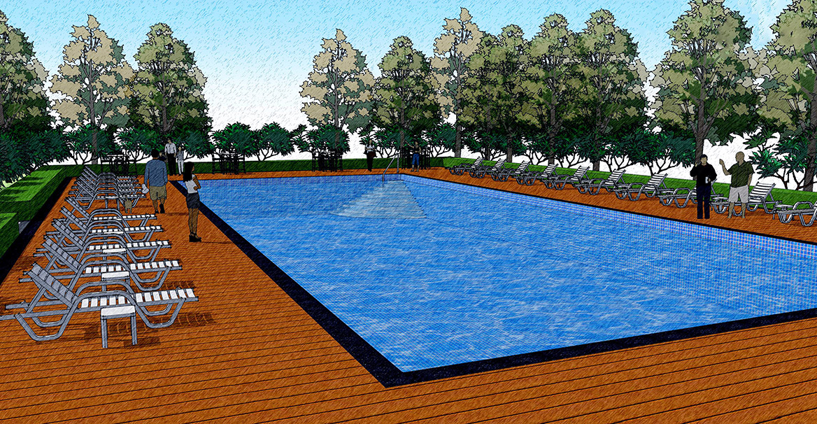 東莞銘豐廠景觀概念（niàn）設計透視圖（tú）七（qī）