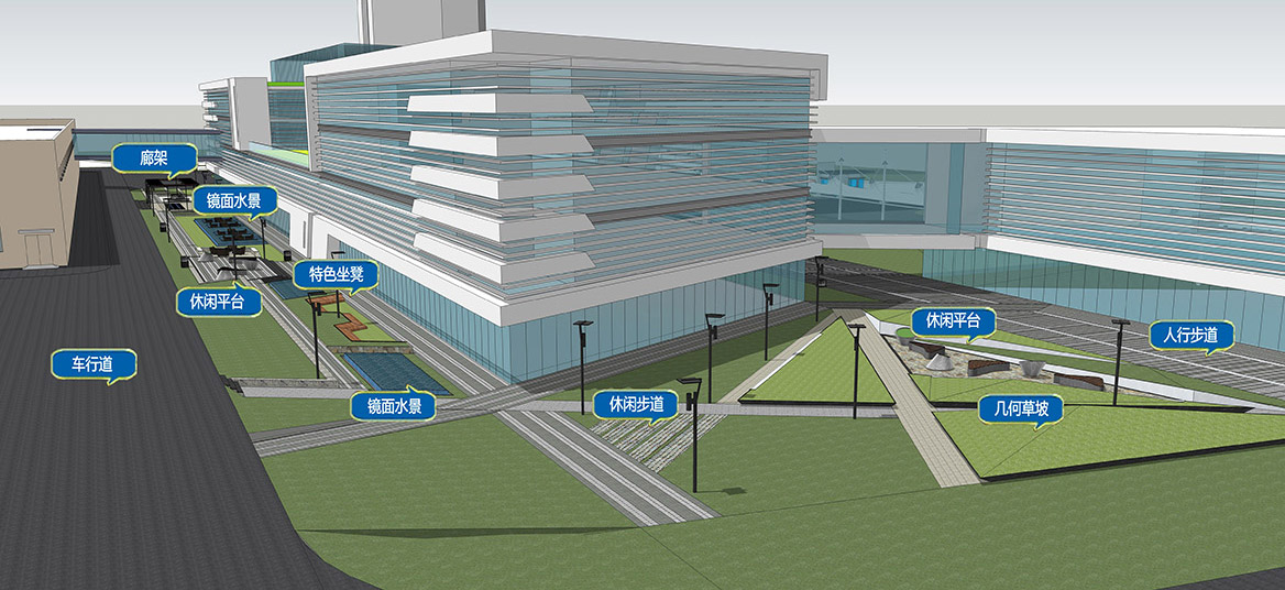 中山蒂森電梯廠景觀規（guī）劃設計景觀功（gōng）能分析二