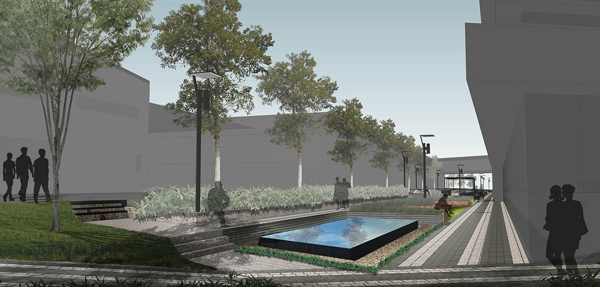 中山蒂森電梯廠景觀規劃設計效果圖三