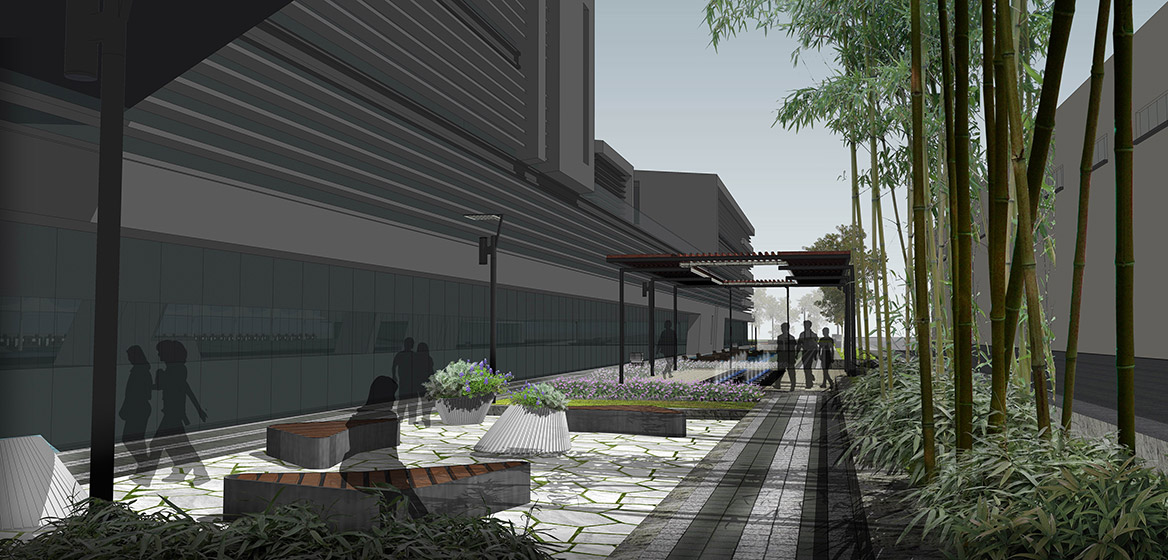 中山蒂森電梯廠景觀規劃設計（jì）效果圖五
