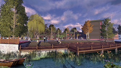 特色小鎮的發展有利於促（cù）進（jìn）鄉村（cūn）振興計劃的（de）實施