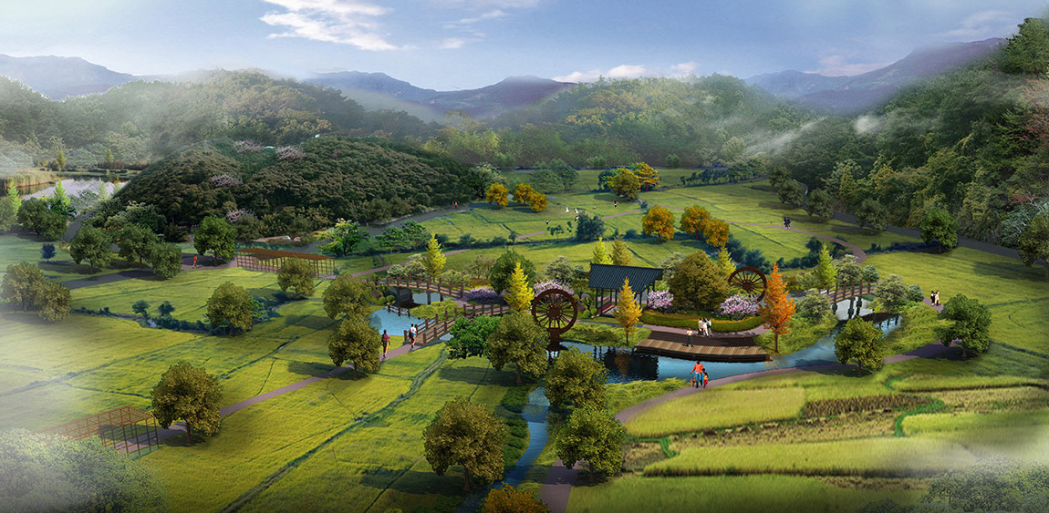 鄉村景（jǐng）觀設計圖片