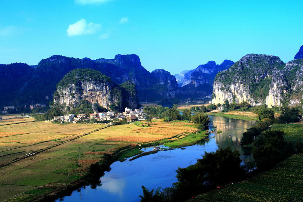 生態（tài）農業觀光園水體設計（jì）圖片