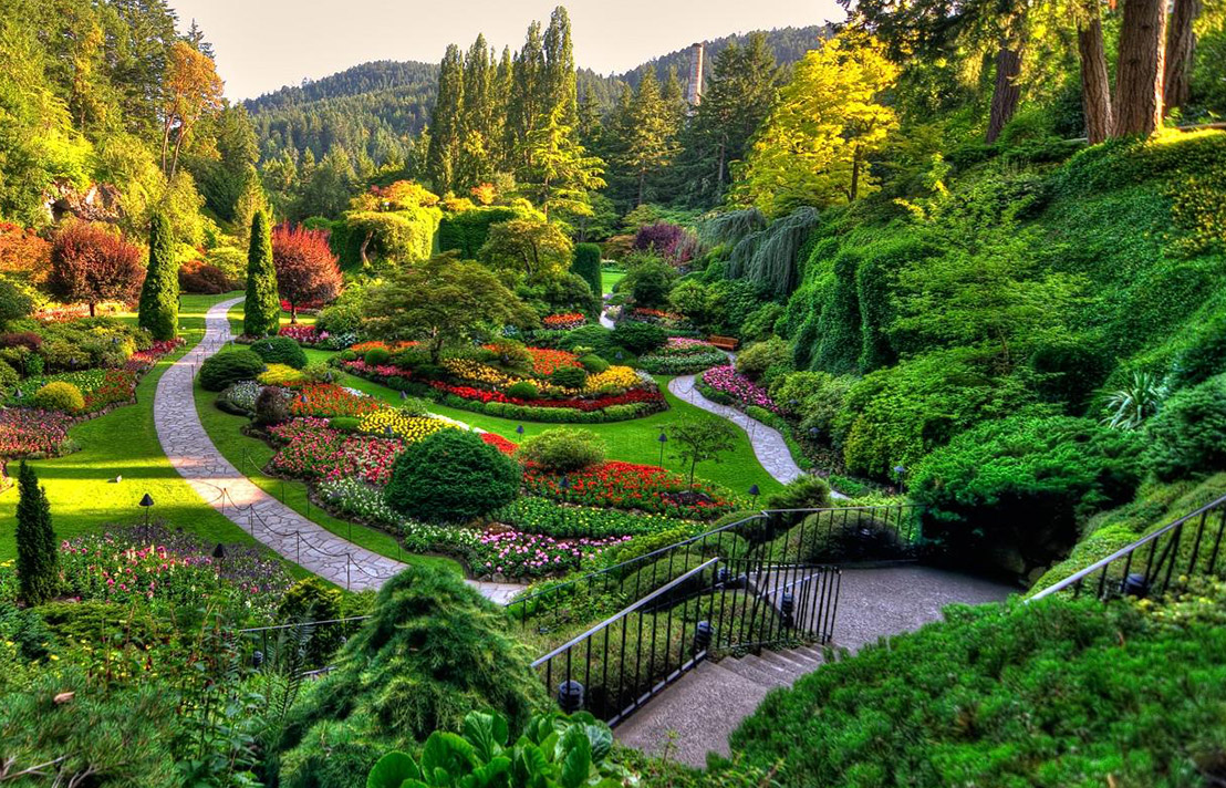 園林景觀路徑設計圖片