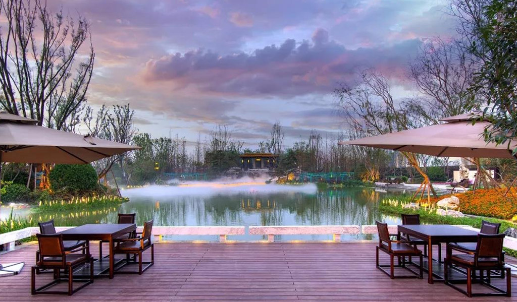 新中式園林景觀（guān）設計圖片（piàn）