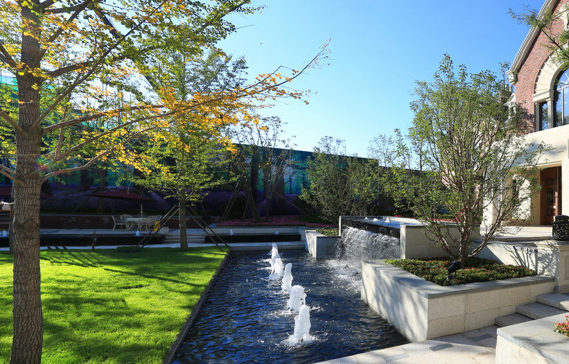 售樓部區域外部園林景觀設計