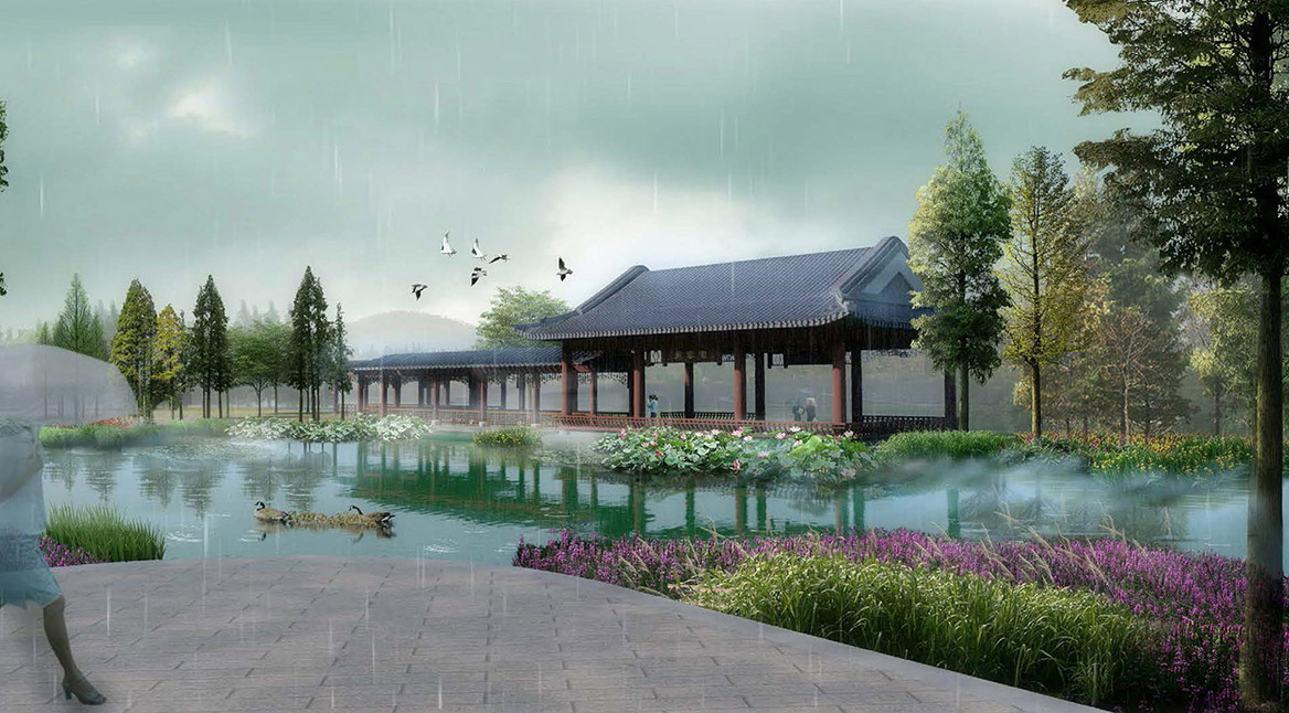 水生（shēng）中草藥種植區效果圖