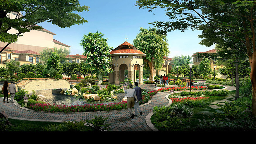 園林景觀-中心景觀（guān）