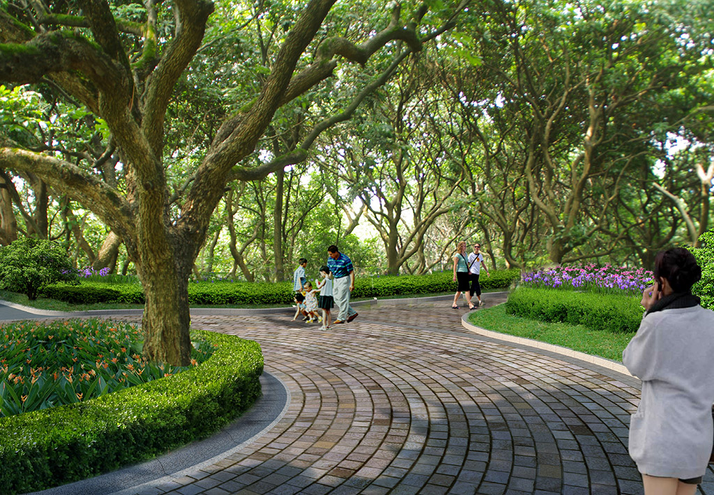 林蔭小道改造節點