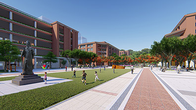 淺談學校景（jǐng）觀設計特點