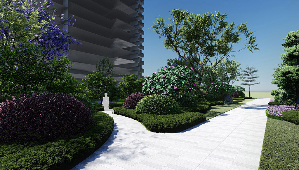 小區（qū）園林景觀設（shè）計效果圖