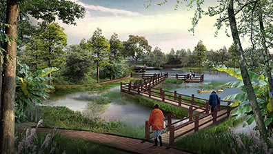 城市濕地公園景觀設計對生態修複的價值