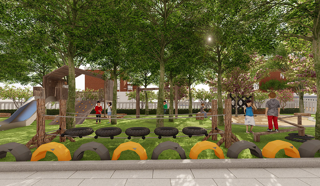 居（jū）住區兒童戶外活動空間景觀（guān）設計（jì）