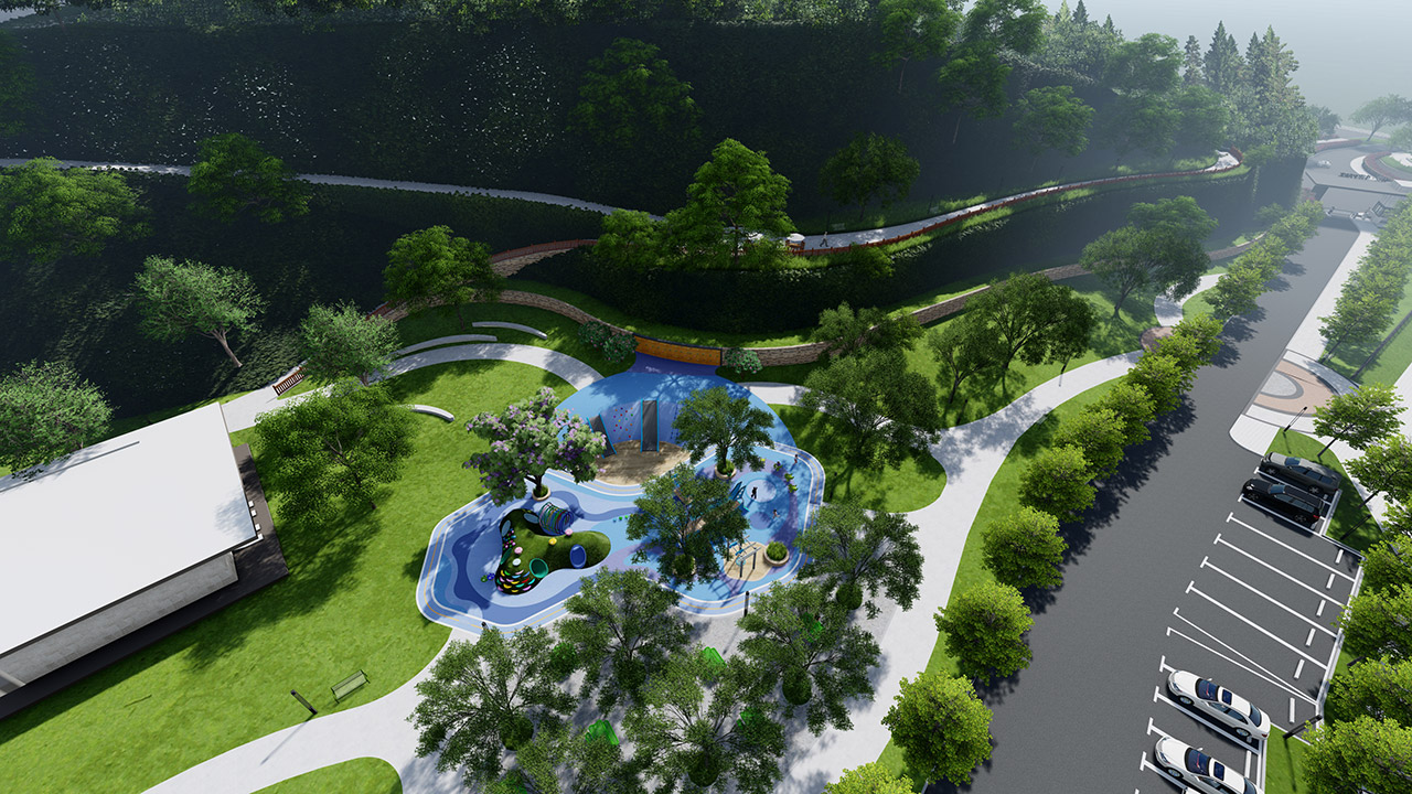 小區園林空間布局圖2