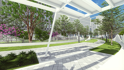 工業建築中景觀要素的構成