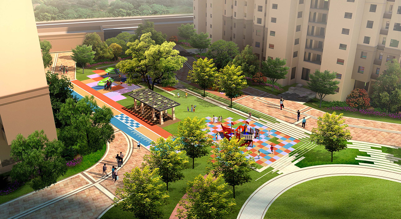 高層住宅小區的（de）景觀環境（jìng）設計