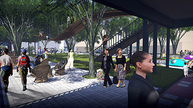 淺談休閑廣場景觀規劃設（shè）計要注意的幾點