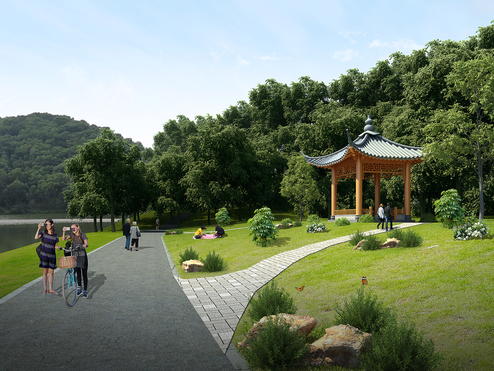 園林設計中草坪的構成（chéng）類型