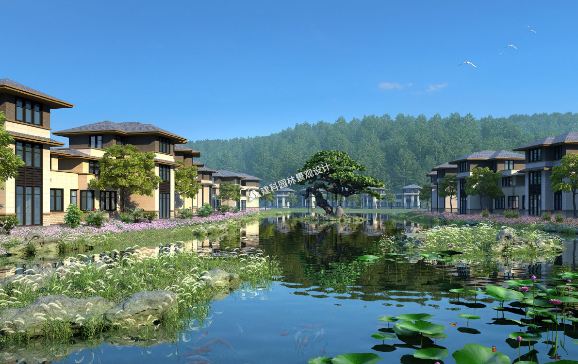 淺談風水格局在建（jiàn）築園林規劃設計中的應用