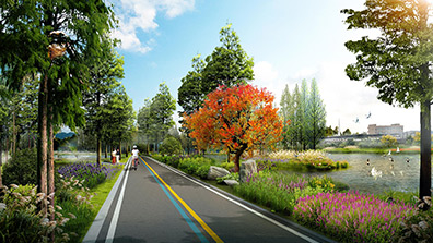 城市濱水空間（jiān）景觀規劃設計方案