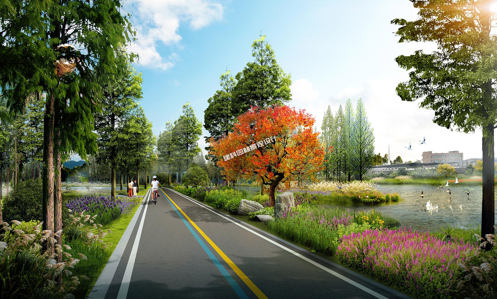 城市濱水空間景觀規劃設計方案