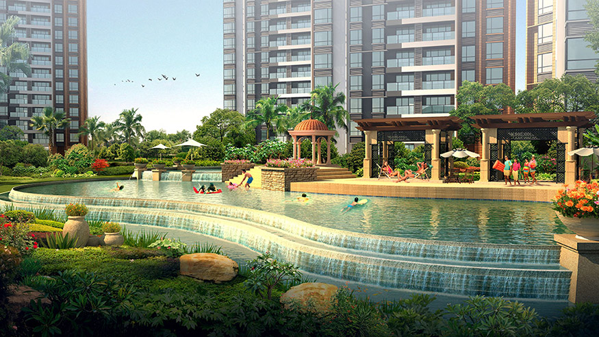 東莞萬科香樹麗舍小區景觀設計方案