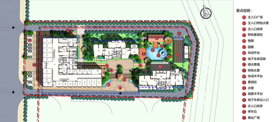 201-方案總平（píng）麵圖