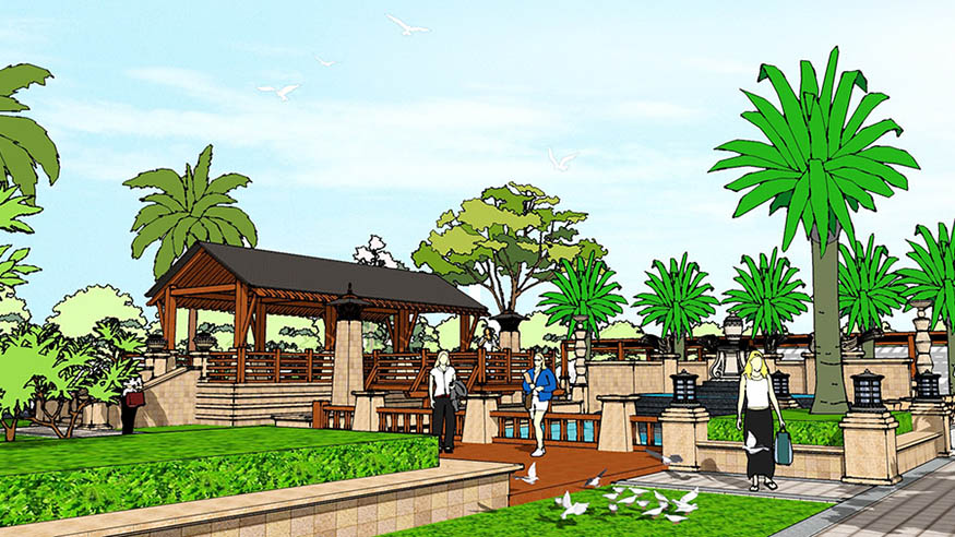 東莞市嘉盈商（shāng）務大廈二期景觀（guān）方案設計