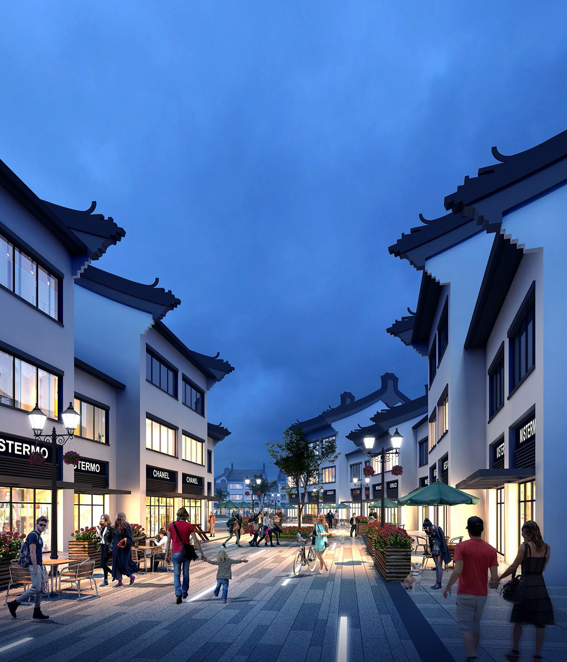 客家文化風情商業街