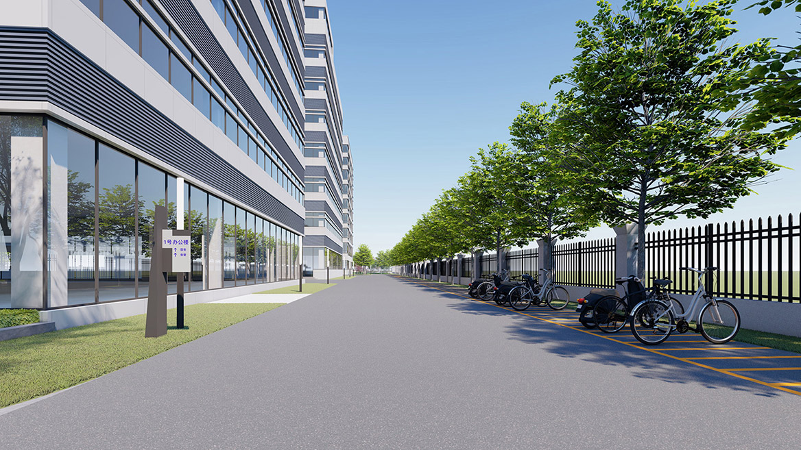 科技公司廠（chǎng）區（qū）景觀設計3