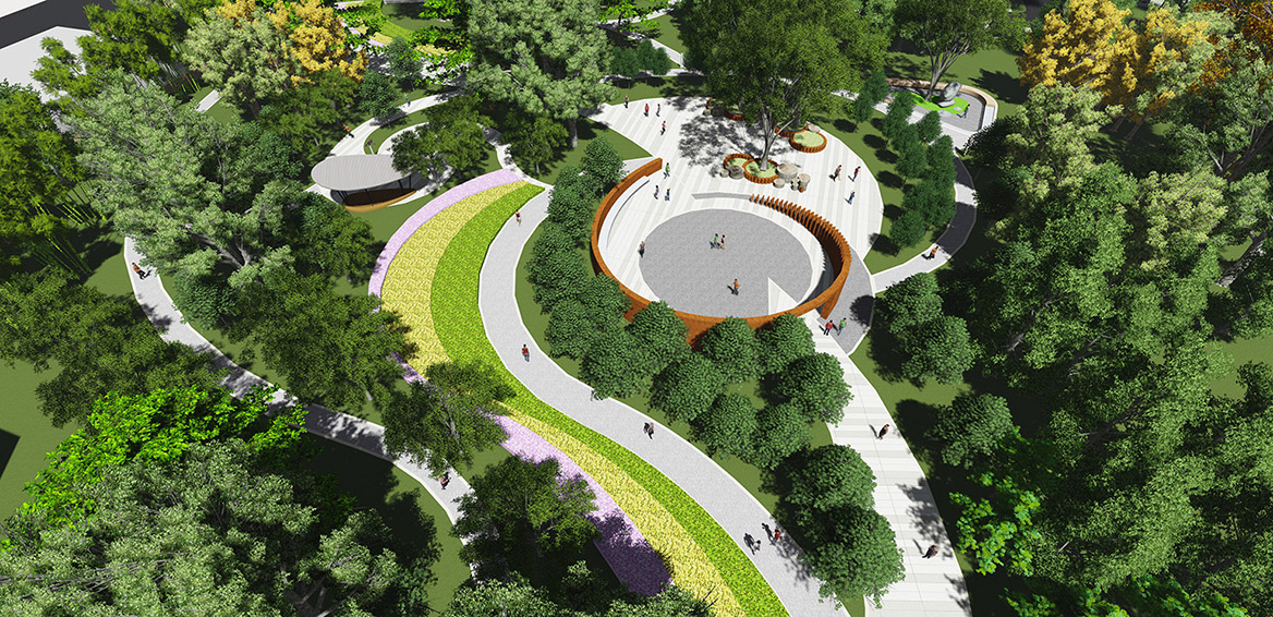 南坊公園鳥（niǎo）瞰圖