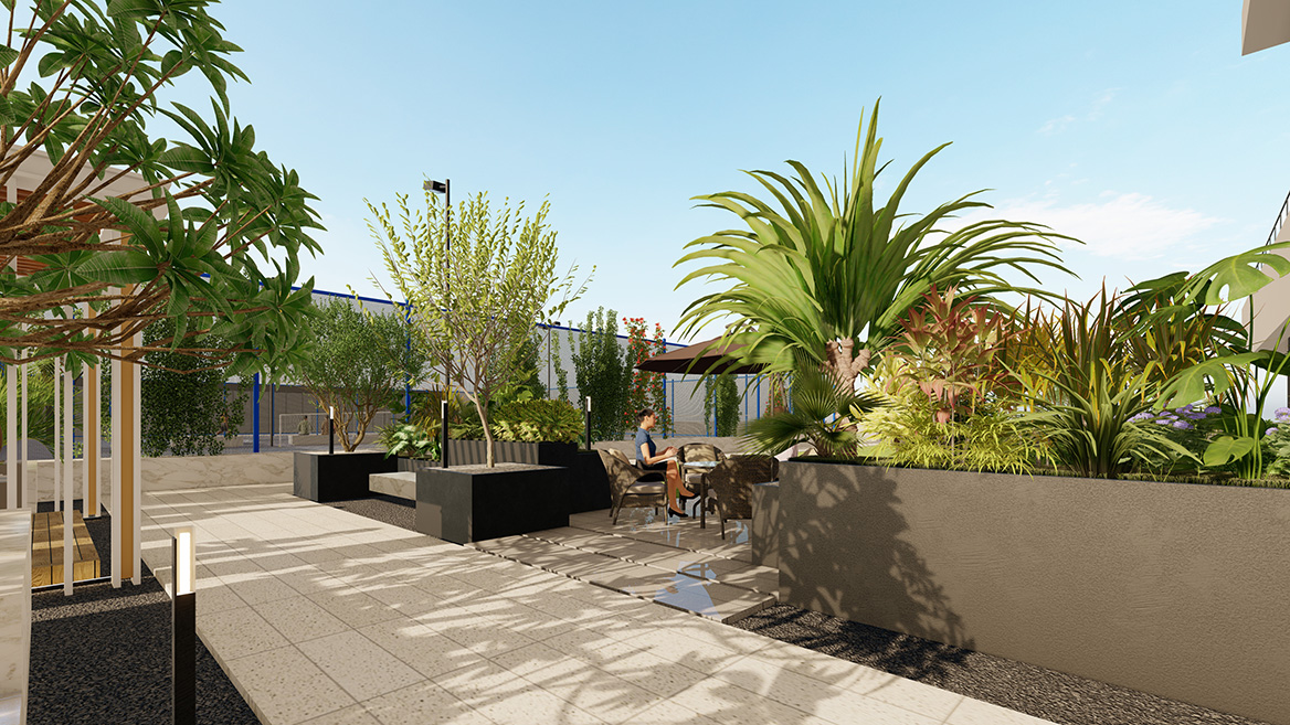 科（kē）技公（gōng）司（sī）景觀設計效果圖10