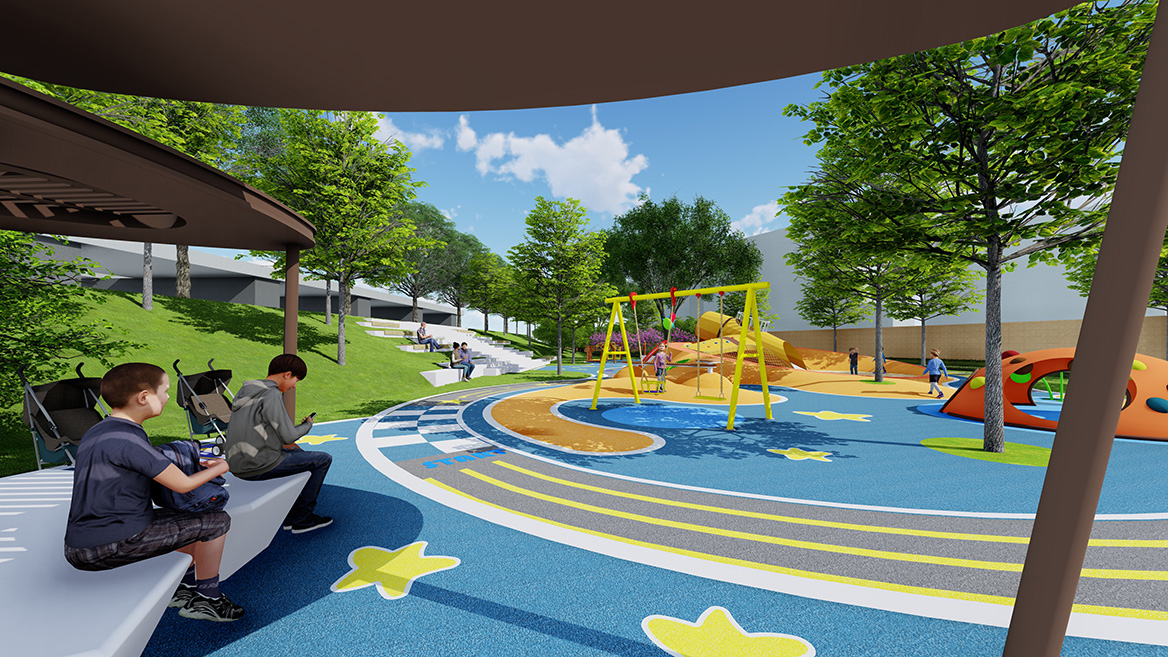 居住小區園林景觀設計4