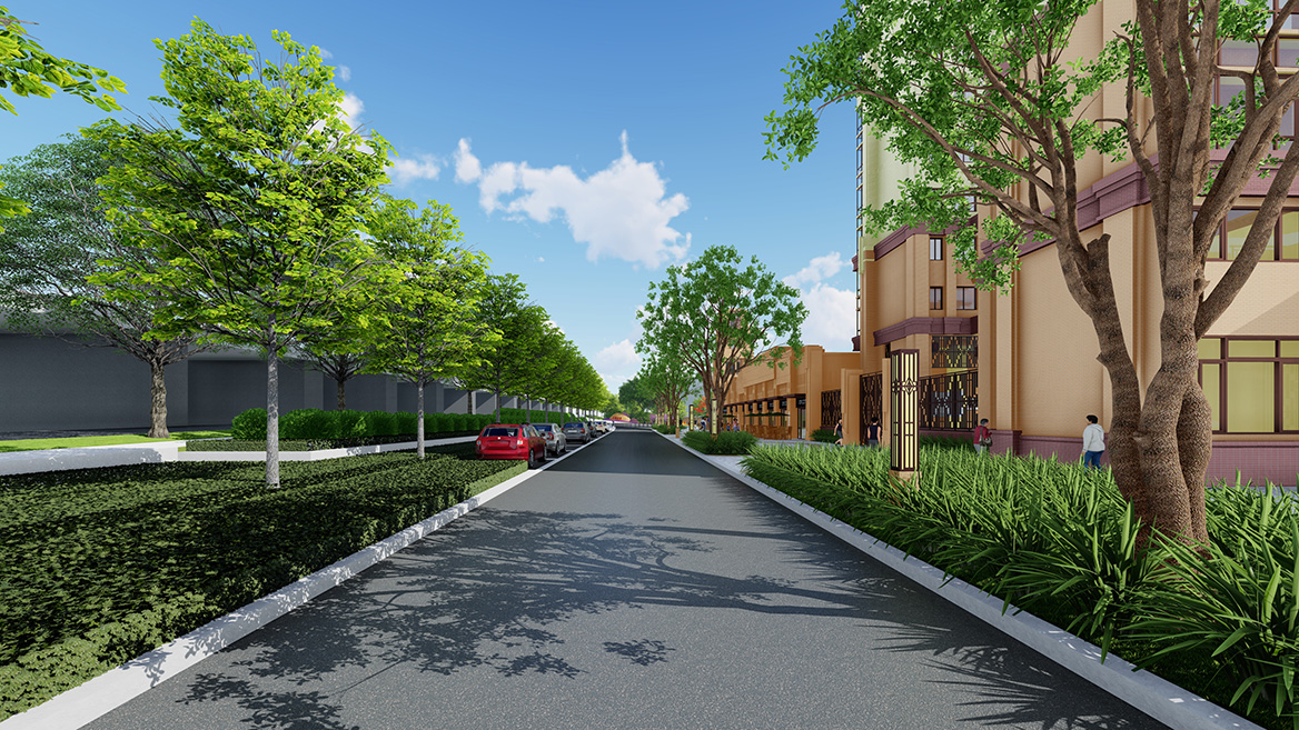 居住小區園林景觀設計5