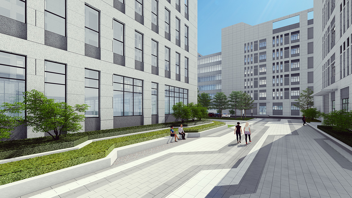 電子廠景觀設（shè）計3