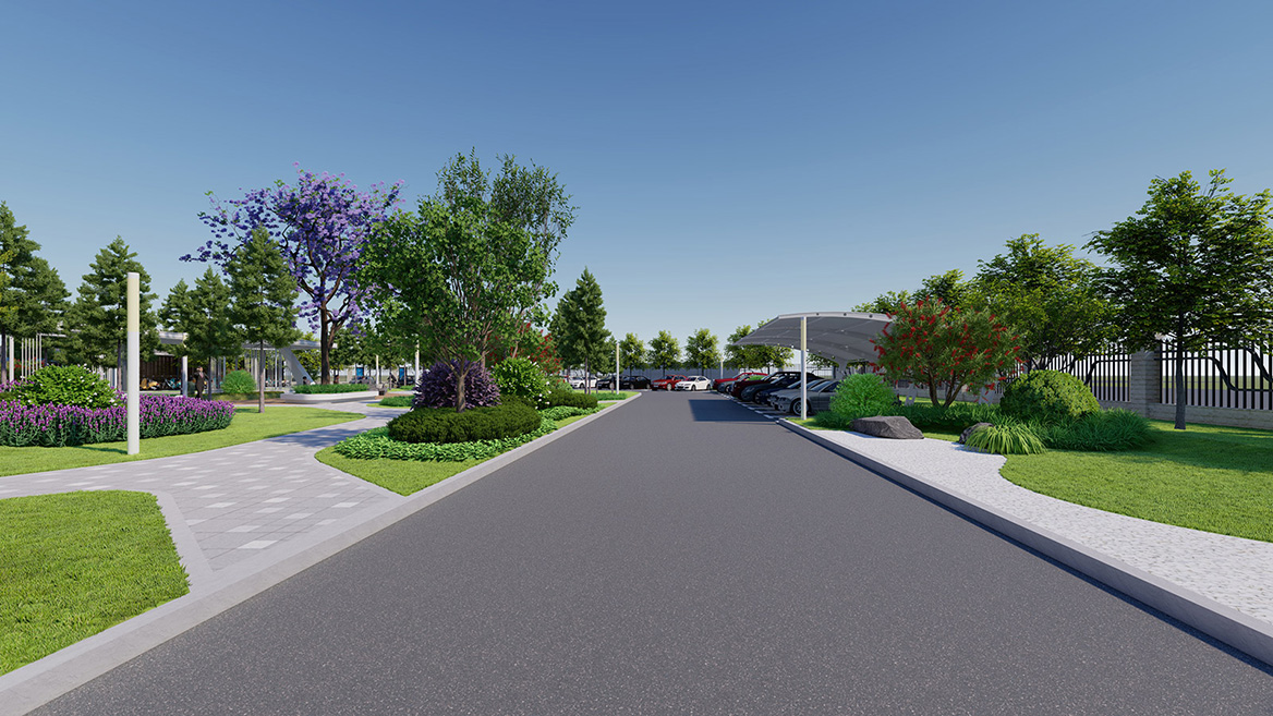 工業園景觀設計案例3