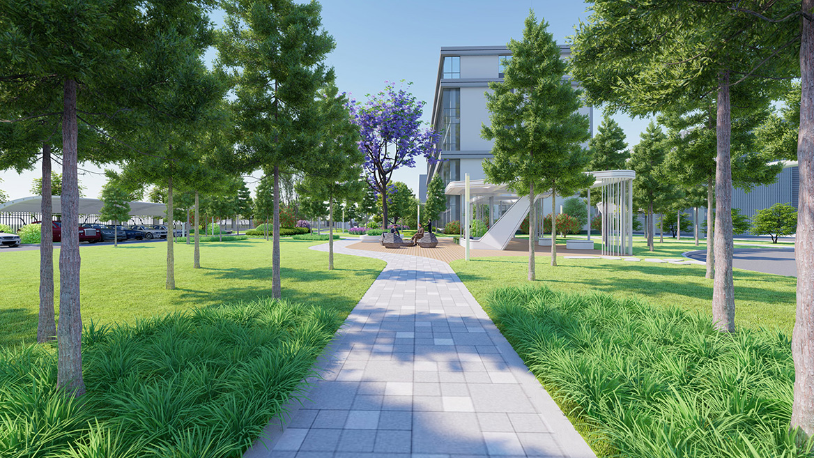 工業園景觀設計（jì）案例5